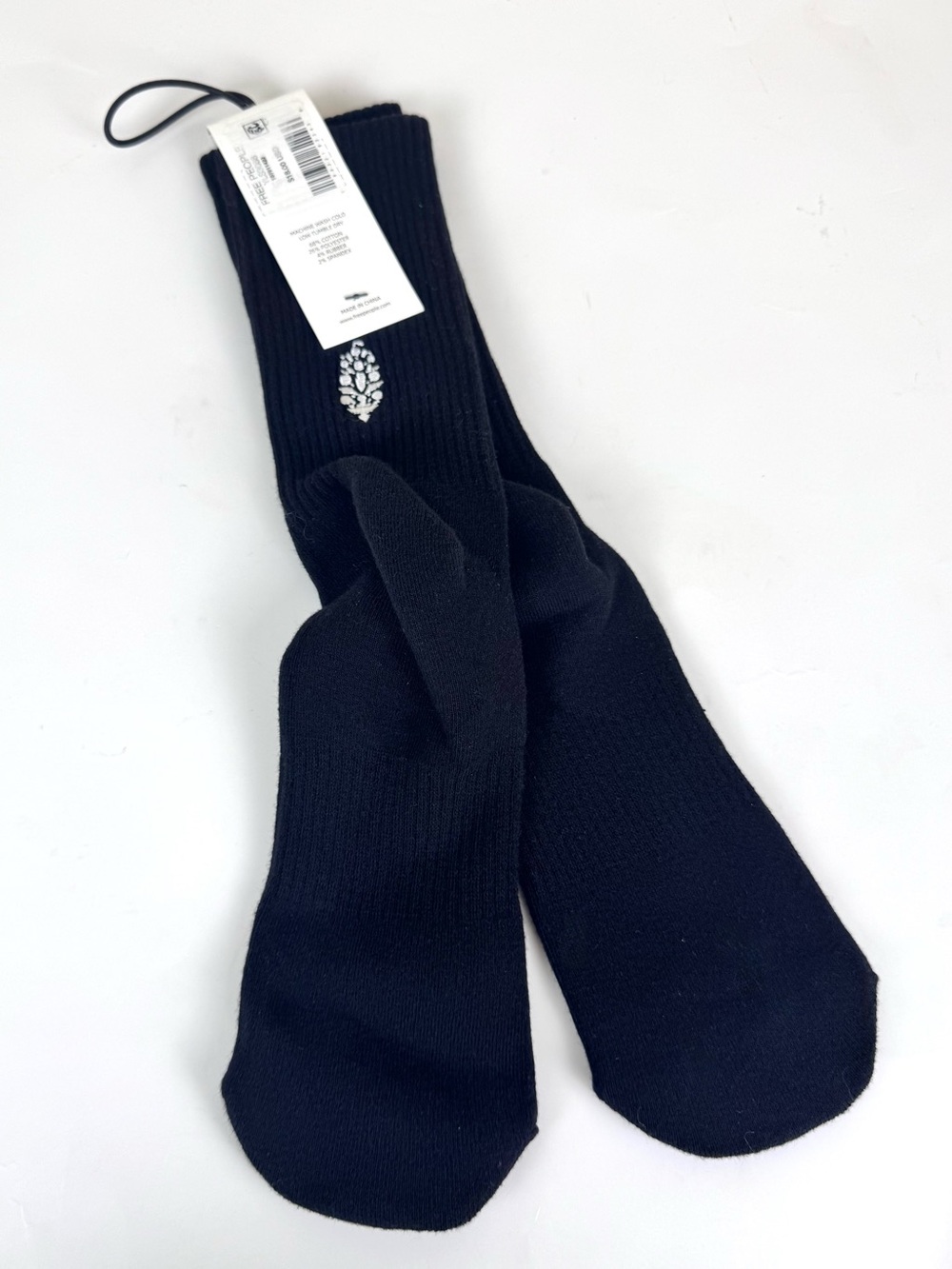 Free People Movement The Trail Away Crew Socks in Black